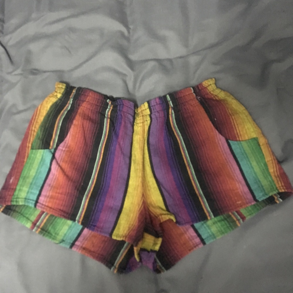 Stripe shorts small